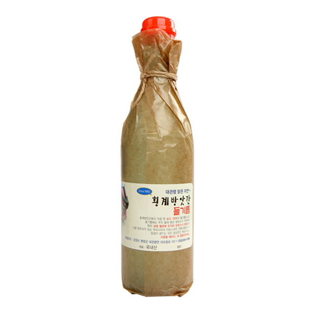 평창 시골 방앗간,(강원ON)국산  들기름(350ml)